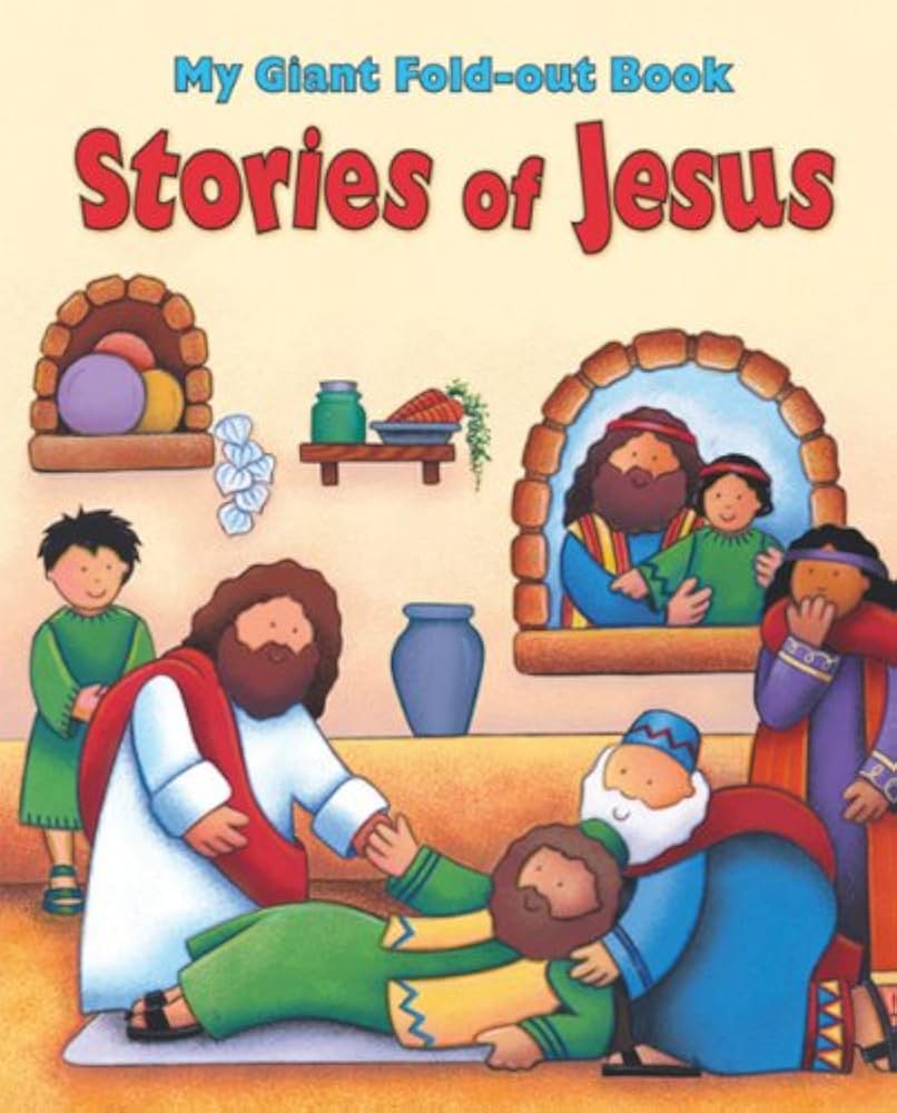 Stories of Jesus: My Giant Fold-out Book board book by Allia Zobel-Nolan