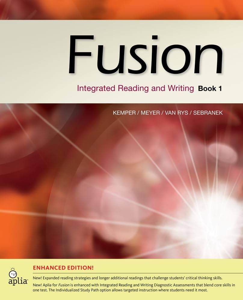 Fusion Book 1, Enhanced Edition: Integrated Reading and Writing book by Dave Kemper
