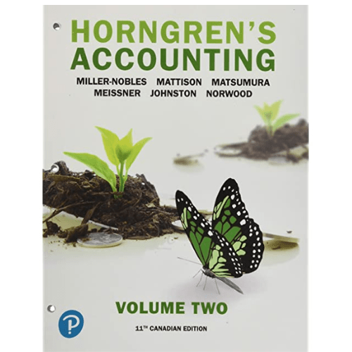 Horngren's Accounting: Volume two