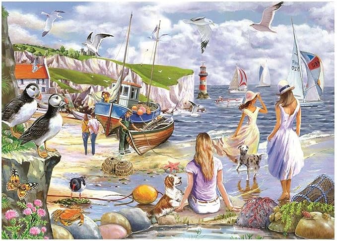 Sea Shore Breezes Jigsaw Big 500 Piece Jigsaws