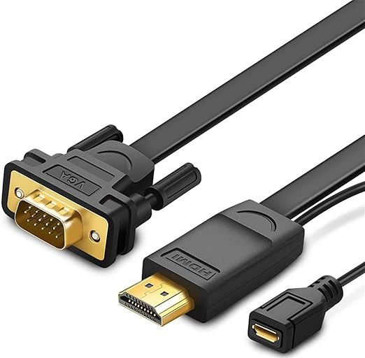 Ugreen Hdmi To Vga Converter Round Cable - Mm101