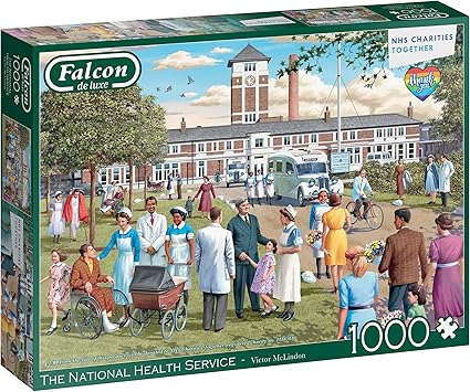 Falcon de luxe - The National Health Service, Jigsaw Puzzles for Adults, 1,000 piece