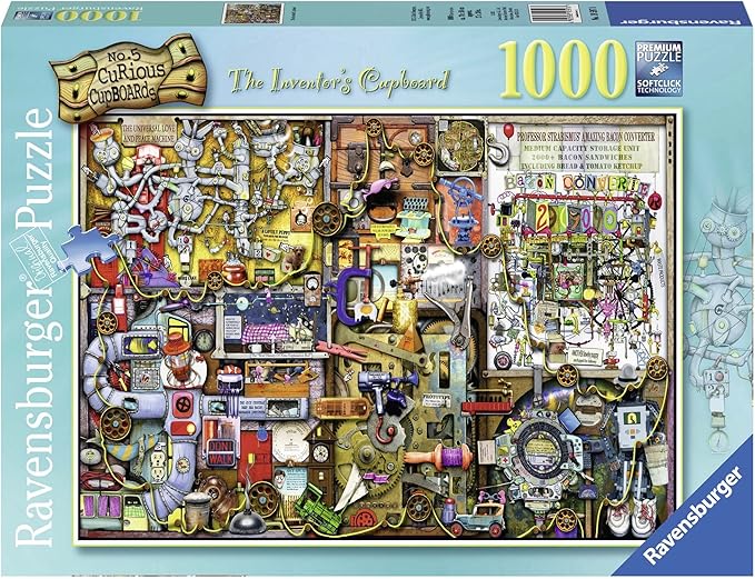 Ravensburger The Inventor's Cupboard Puzzle 1000pc,Adult Puzzles