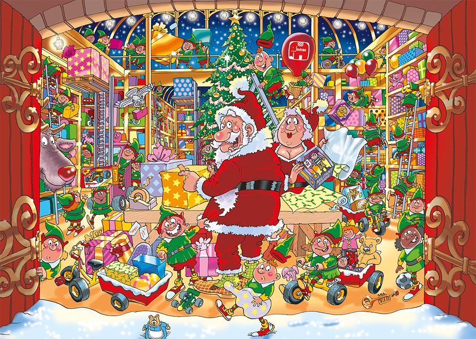 Wasgij Christmas 15: Santa?s Unexpected Delivery! 1000 Piece Jigsaw Puzzle