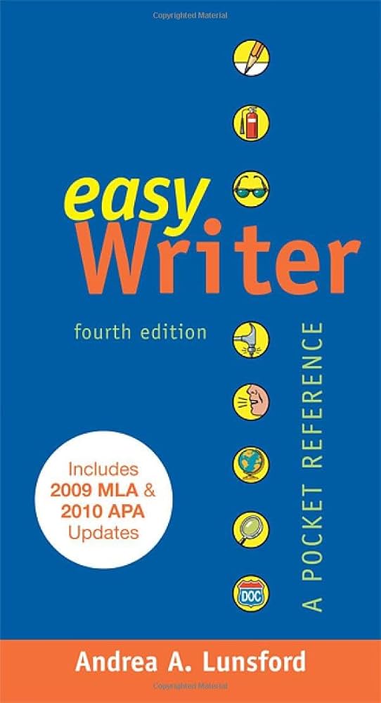 EasyWriter with 2009 MLA and 2010 APA Updates book by Andrea A. Lunsford