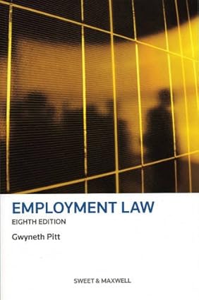 Employment Law book by Gwyneth Pitt
