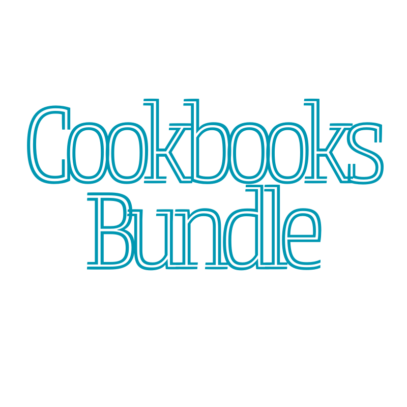20 Assorted Cookbooks Bundle