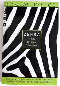 Zebra and Other Stories book by Chaim Potok