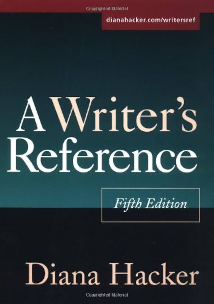 A Writer's Reference book by Diana Hacker