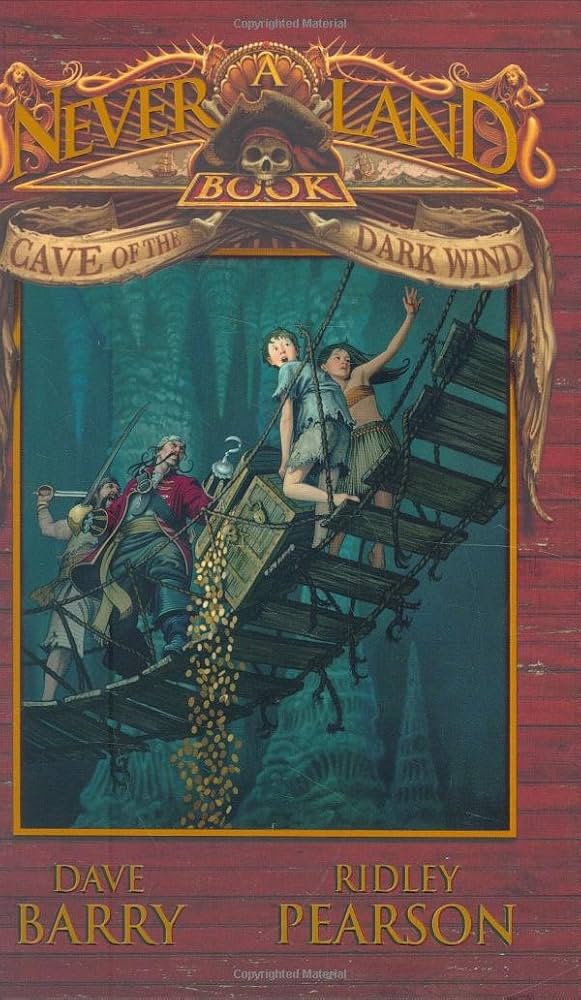 Never Land #2 Cave of the Dark Wind book by Ridley Pearson