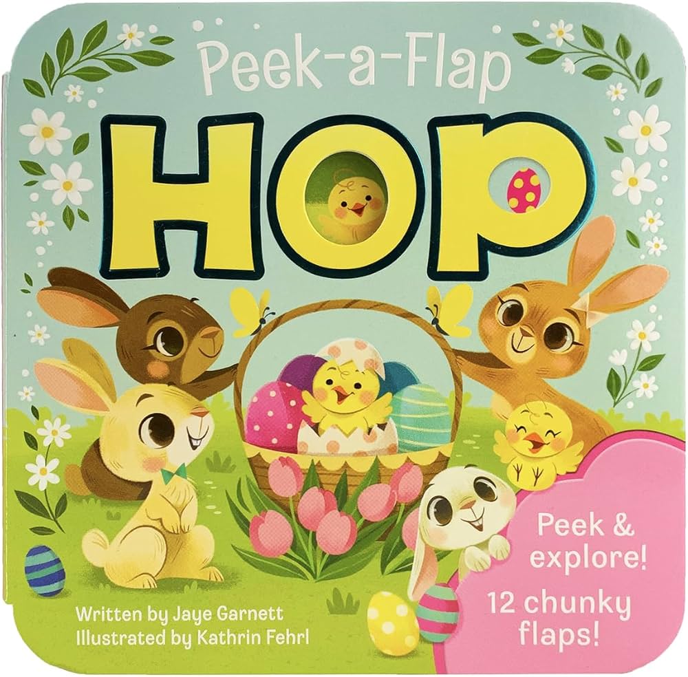 Peek-a-Flap Hop - Children's Lift-a-Flap Board Book
