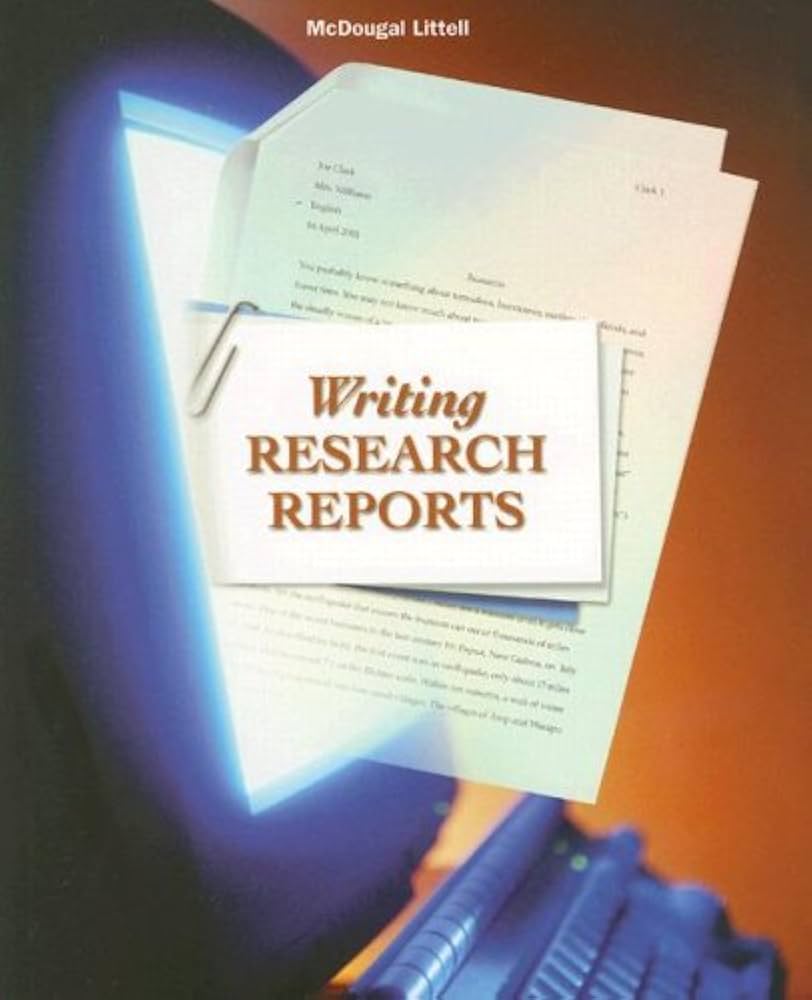 Writing Research Reports book by McDougal Littel