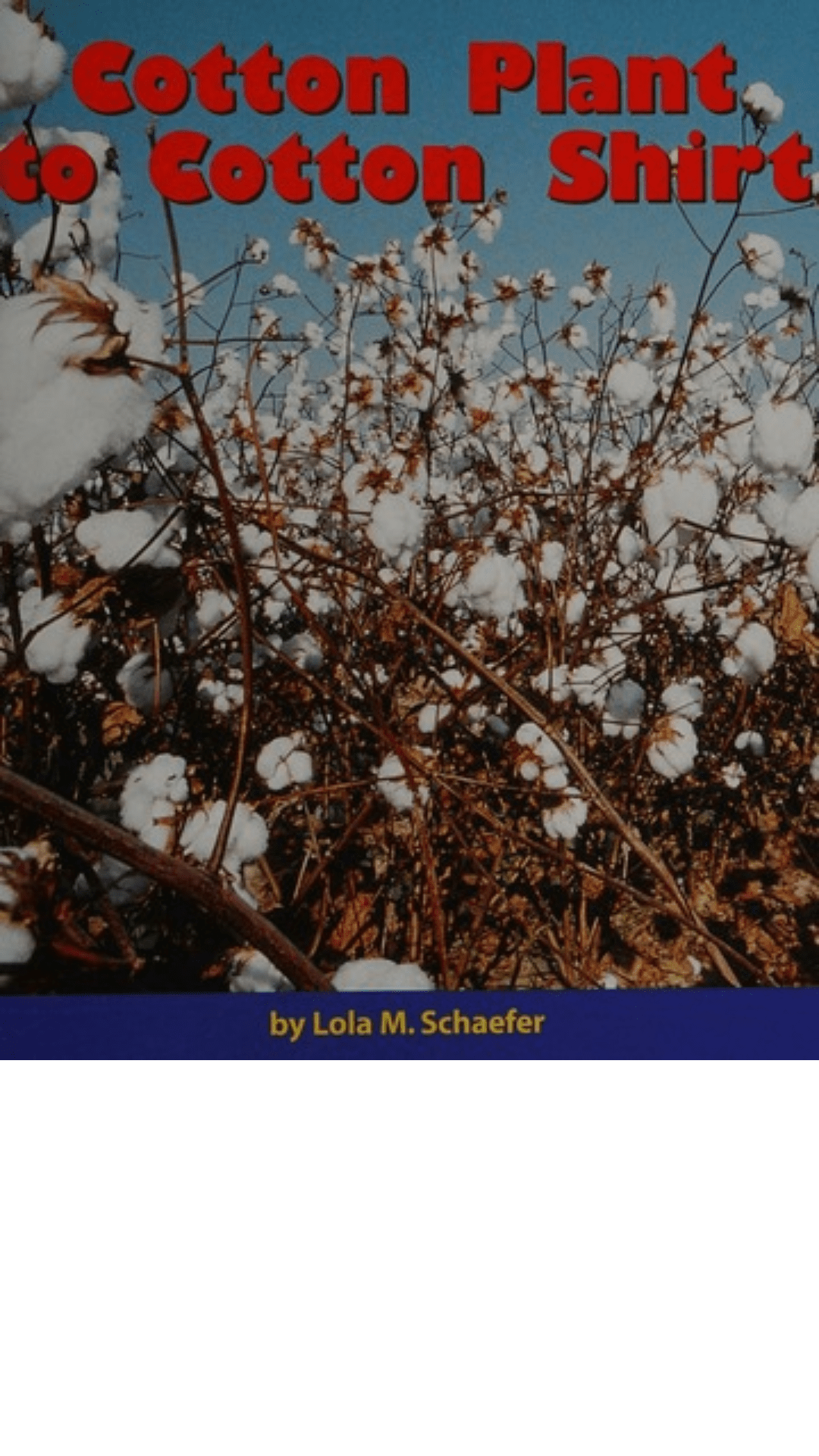 Cotton Plant to Cotton Shirt