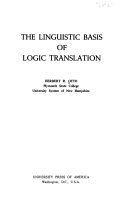 The Linguistic Basis of Logic Translation