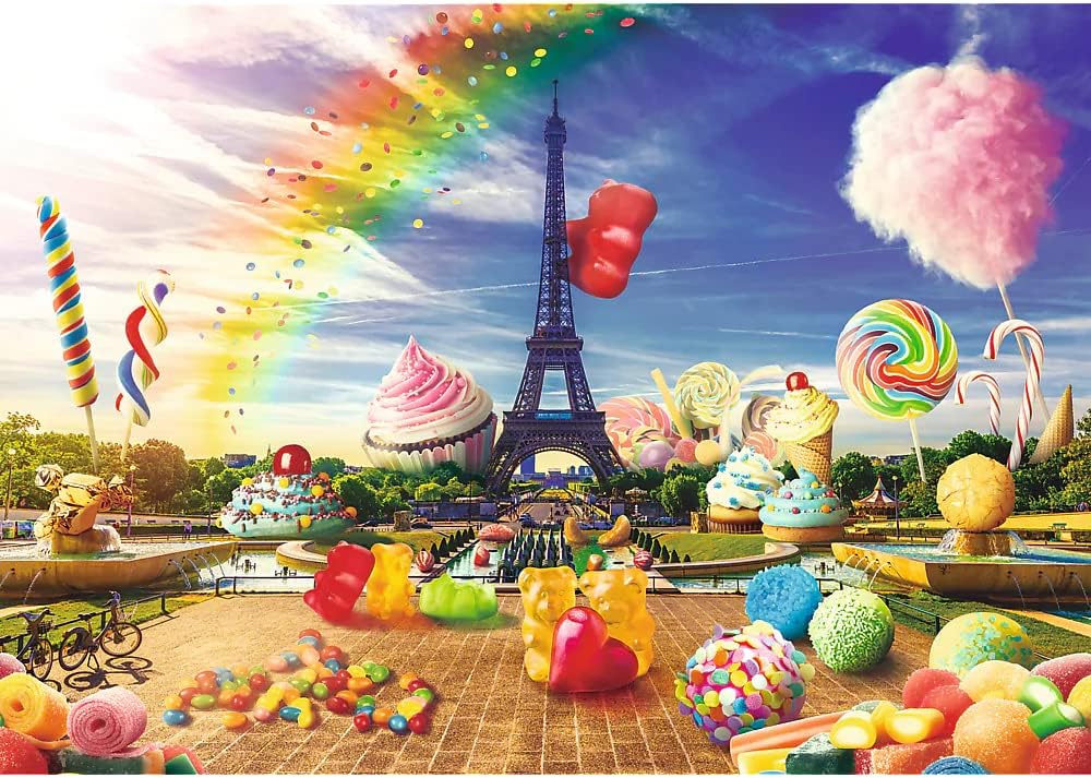 Trefl Funny Cities, Sweet Paris 1000 Pieces Jigsaw Puzzle