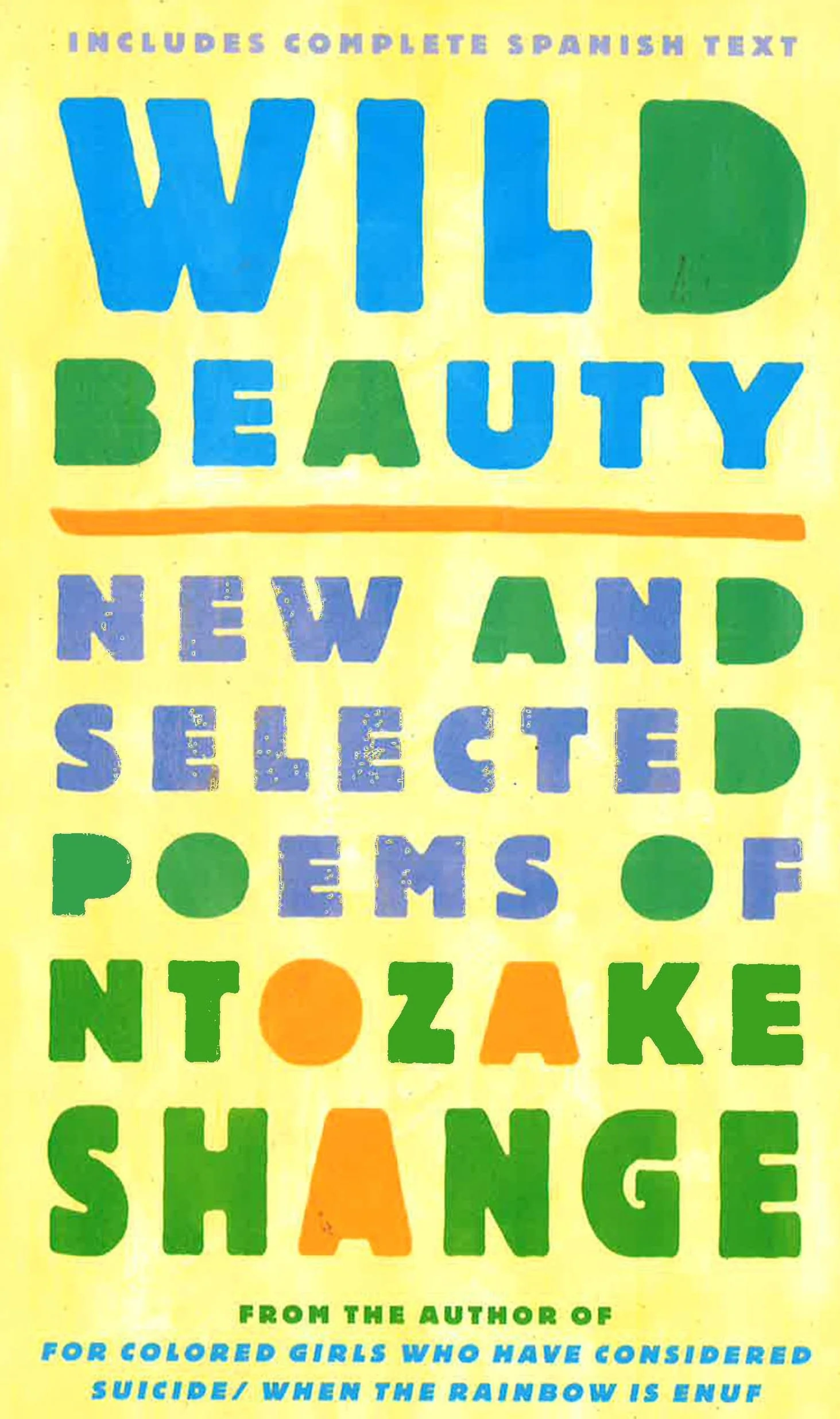 Wild Beauty: New and Selected Poems Book by Ntozake Shange