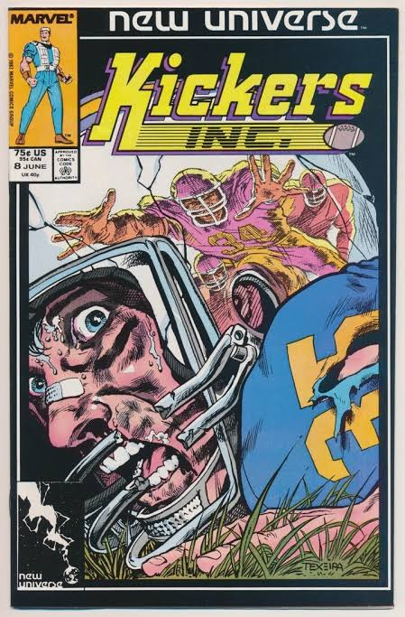 Kickers Inc. #8 Marvel Comic By Terry Kavanagh