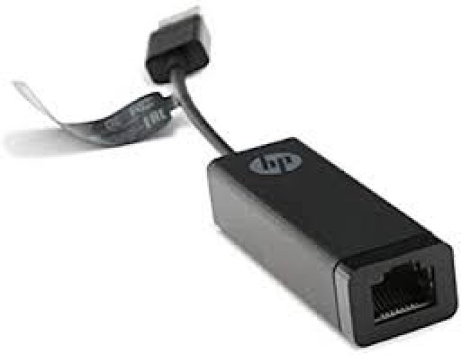 HP USB-C to RJ45 Adapter  Black  V7W66AA