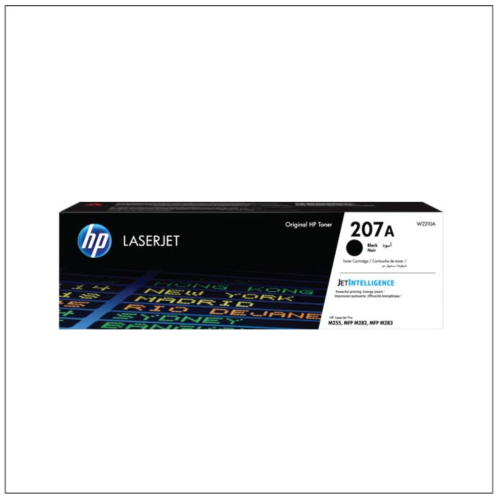 HP 207A Black LaserJet Toner Cartridge - W2210A