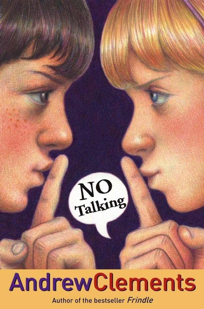 No Talking book by Andrew Clements