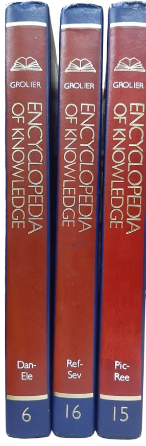 Grolier Encylopedia of Knowledge 3 Volume Set by GROLIER INTERNATIONAL
