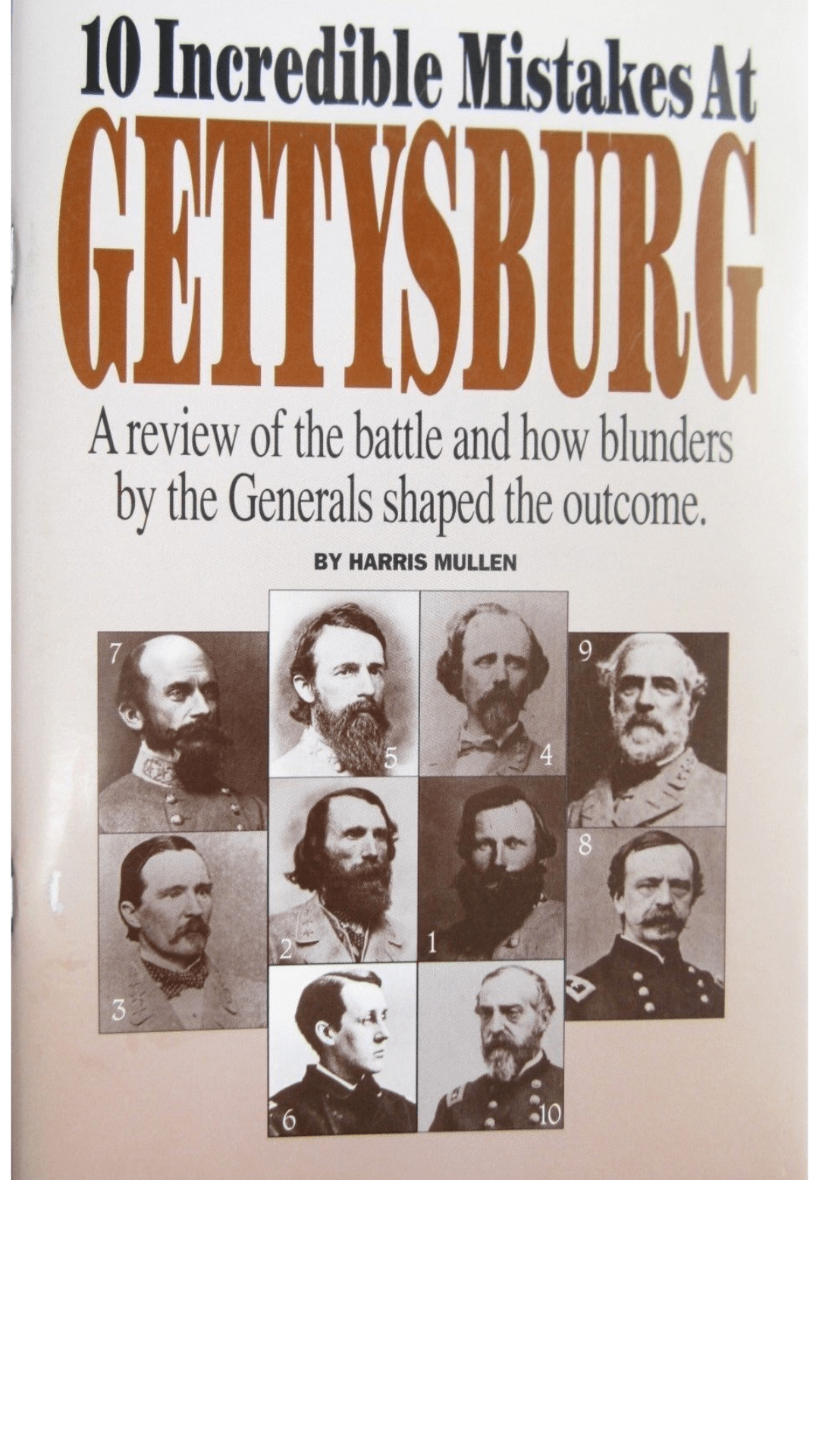 10 Incredible Mistakes at Gettysburg : A Review of the Battle and How Blunders by the Generals Shaped the Outcome