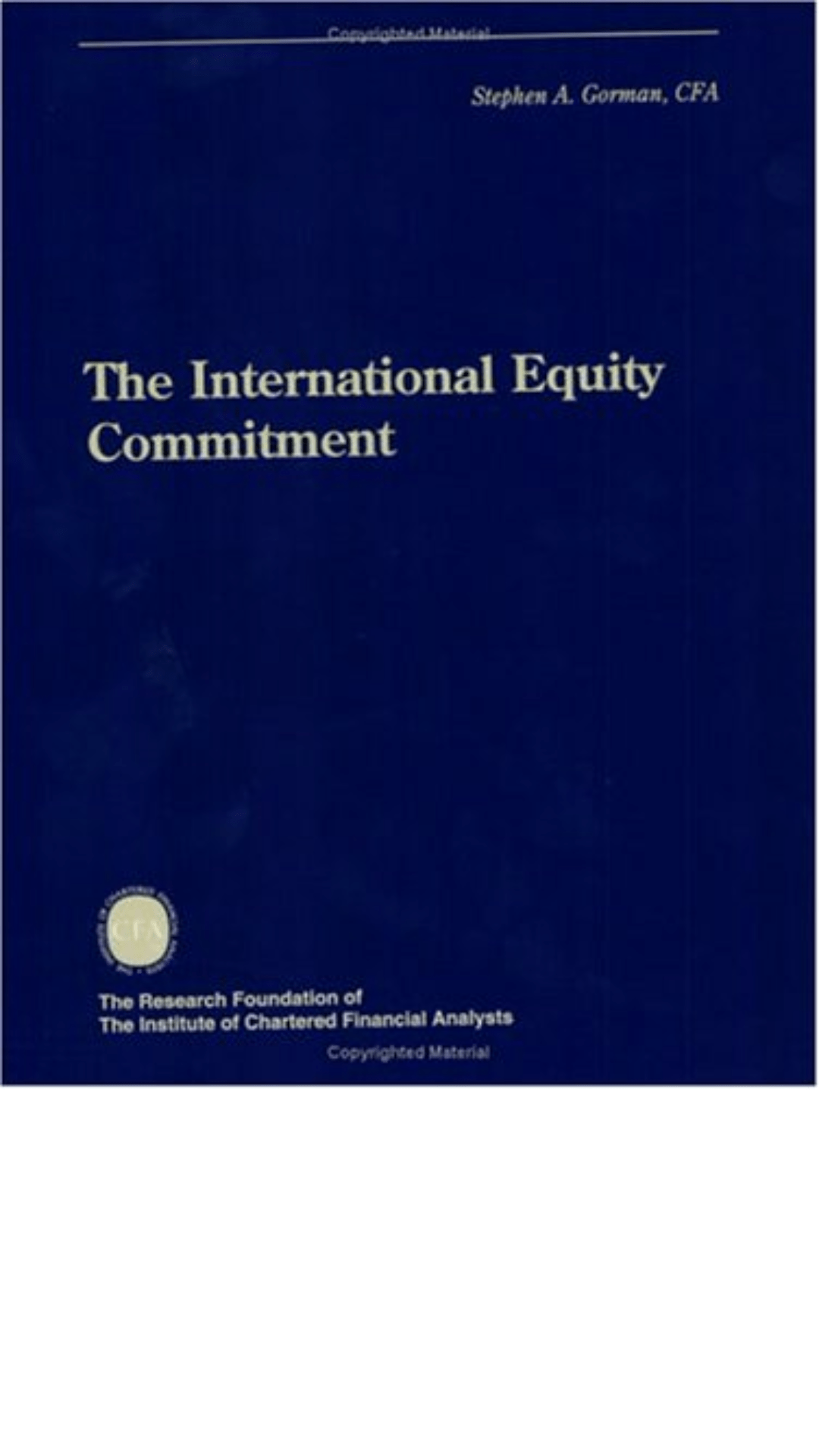 The International Equity Commitment