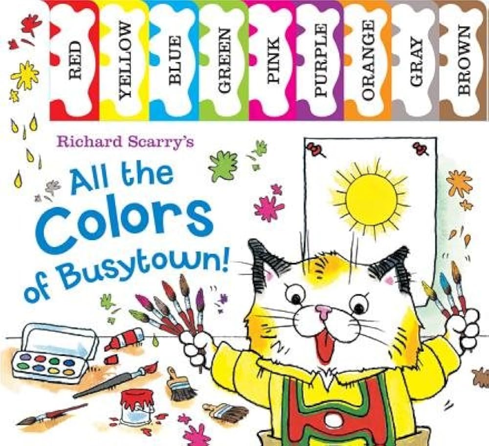 Richard Scarry's All the Colors of Busytown book by Richard Scarry (Board Book)