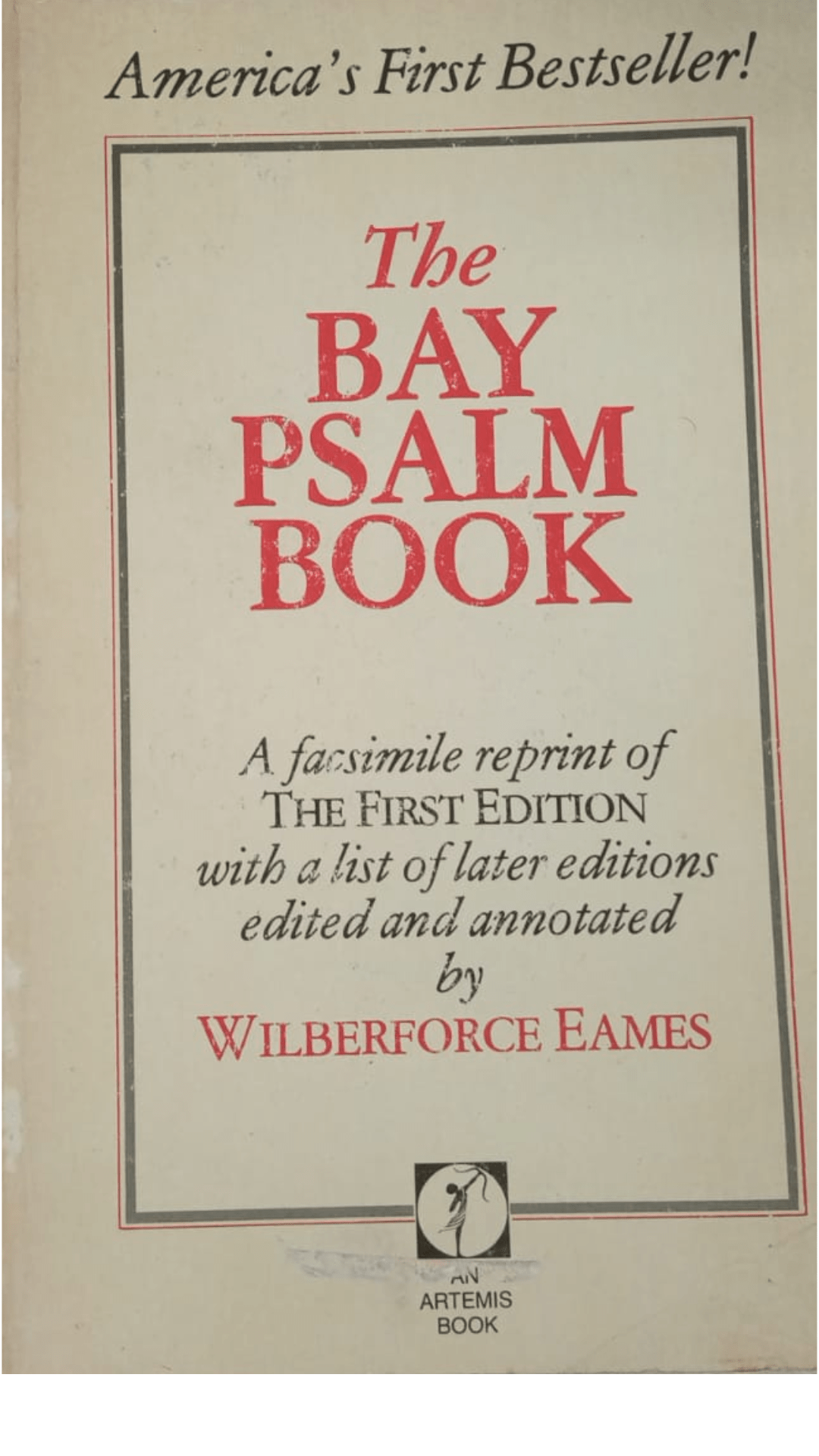 The Bay Psalm Book by Wilberforce Eames