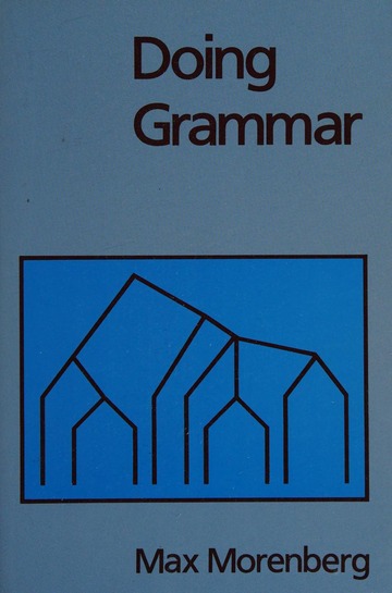 Doing Grammar book by Max Morenberg