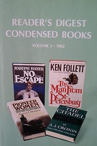 Reader?s Digest Condensed Books Volume 3 (1982)