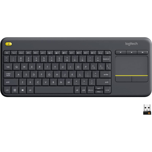 Logitech Wireless Keyboard With Touchpad K400 Plus - Black (920-007145)