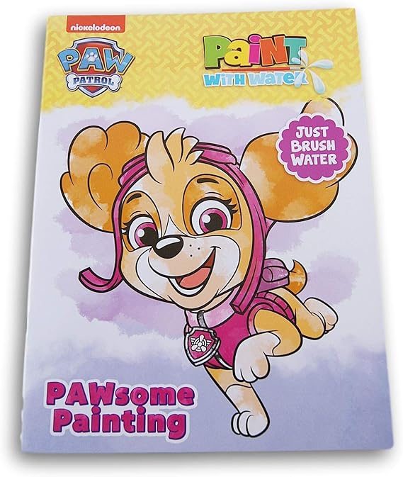 Dreamtivity Paw Patrol Pawsome Painting Paint with Water Book