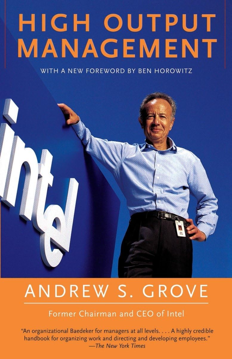 High Output Management book by Andrew S. Grove