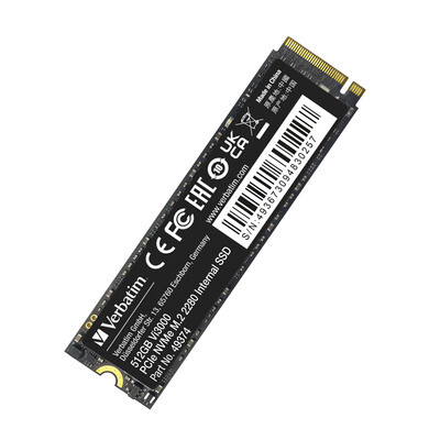 Verbatim 512GB Vi3000 SSD NVMe M.2 2280 Internal PCIe