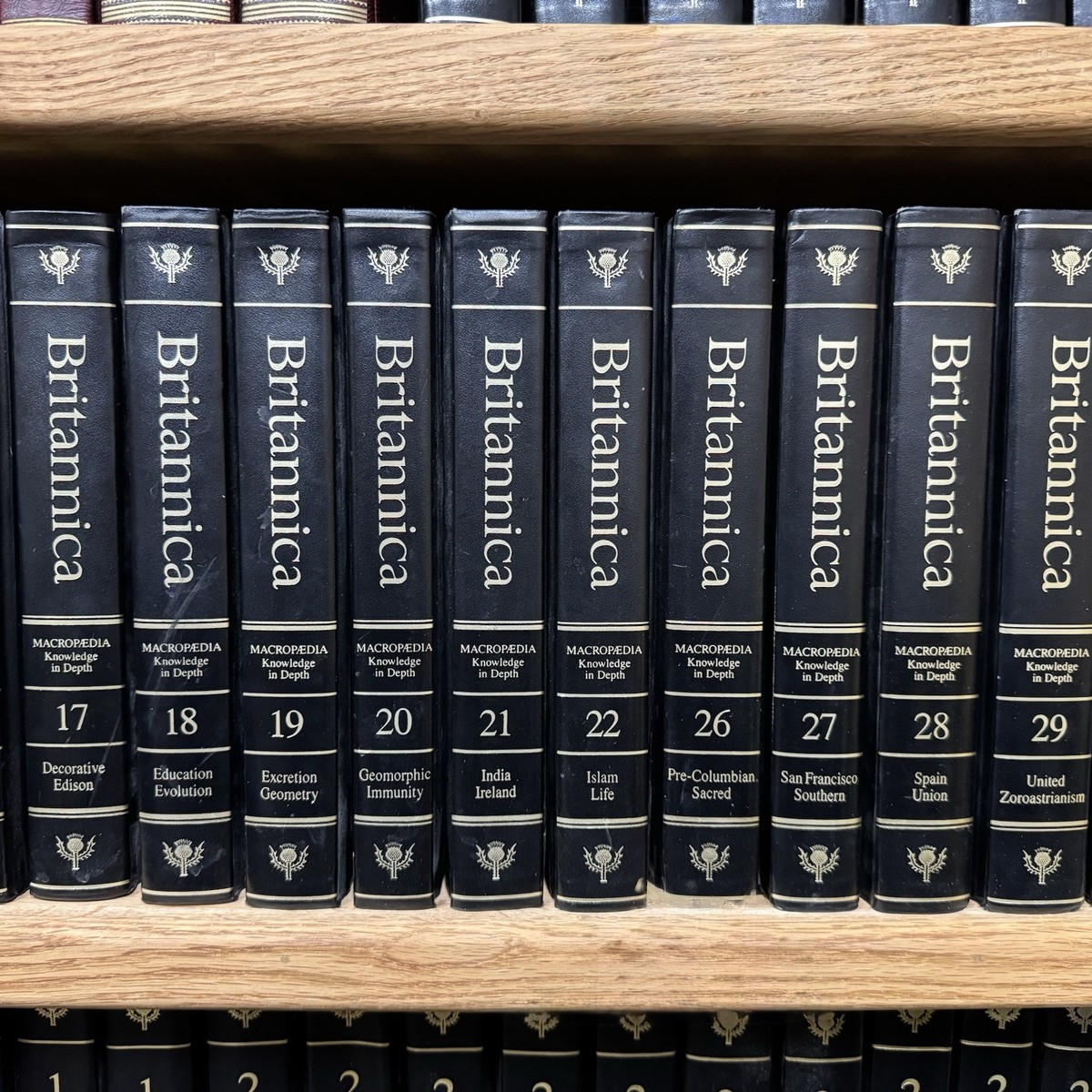 Britannica Macropaedia Knowledge in Depth 20 Volume set