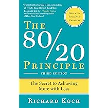 The 80/20 Principle: The Secret to Achieving More with Less book by Richard Koch