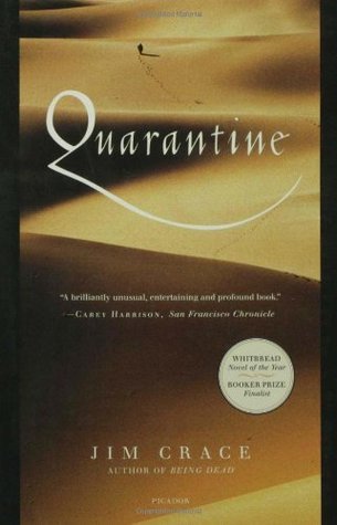 Quarantine book by Jim Crace