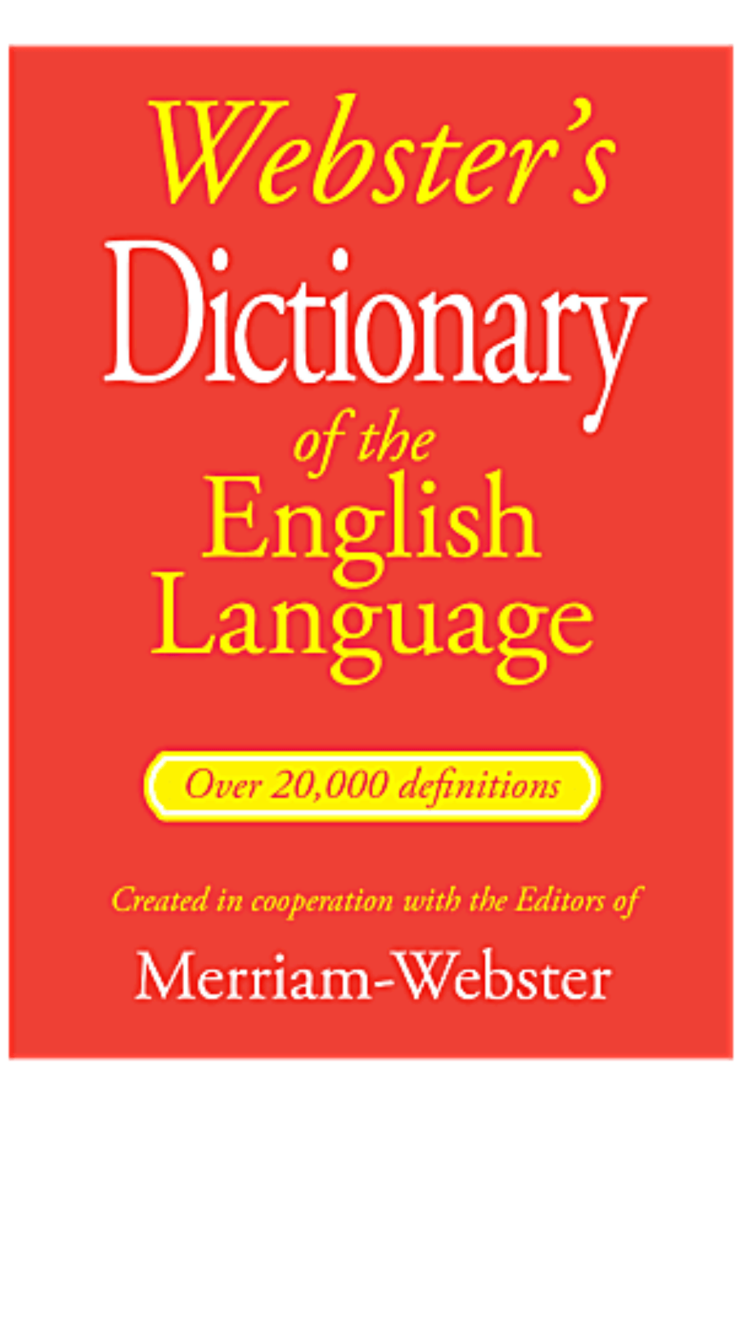 Webster's Dictionary of the English Language
