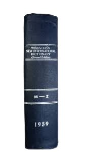 Webster's New International Dictionary: Second Edition M-Z