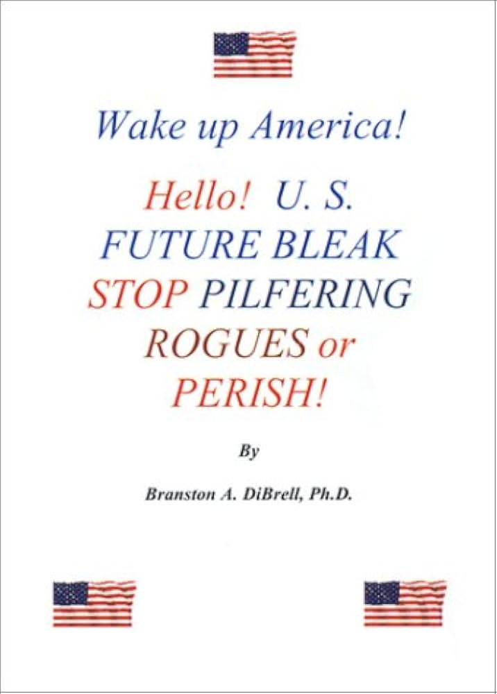 Wake Up America! Hello! U. S. Future Bleak Stop Pilfering Rogues Or Perish!