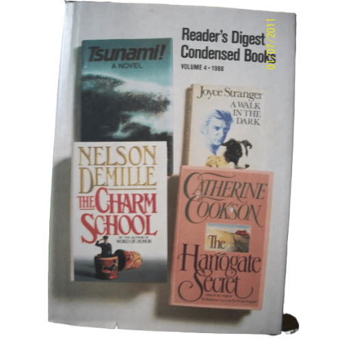 Reader's Digest Condensed Books Volume 4, 1988: Tsunami; The Harrogate Secret; The Charm School; A Walk in the Dark