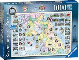 The North & Southern Scotland 1000 Piece Jigsaw