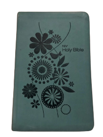 NIV Holy Bible Soft Teal Colored Faux Leather Cover. Thinlined.