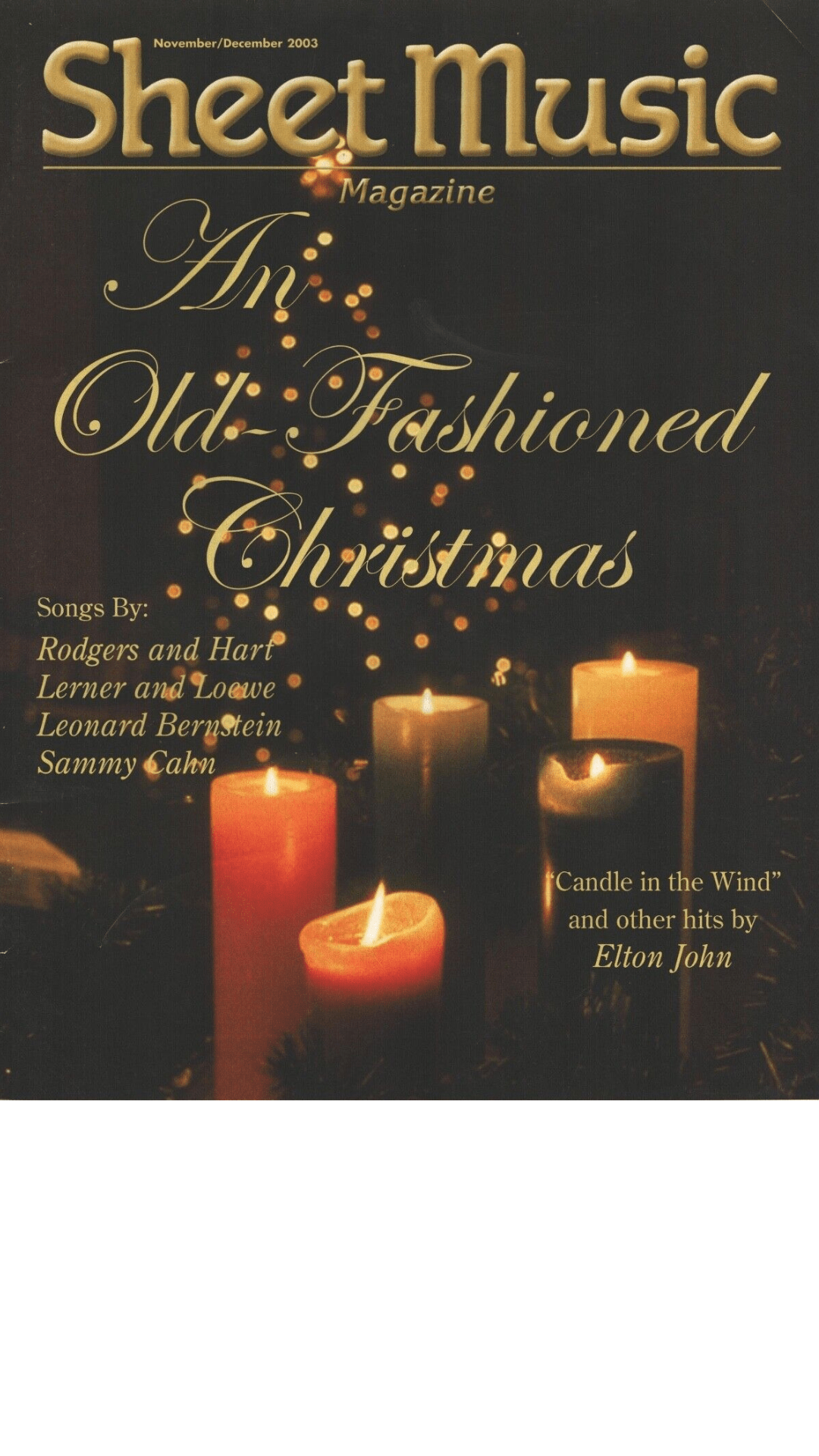 Sheet Music Magazine - An Old-Fashioned Christmas