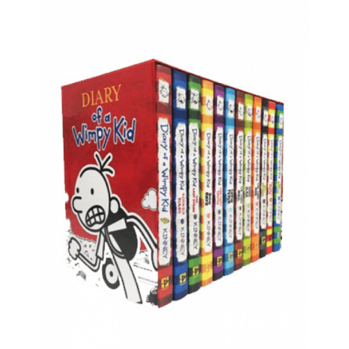 Diary of a wimpy kid set of 12 Books by Jeff Kinney