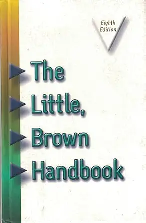 The Little, Brown Handbook (Eighth Edition) Book By Henry Ramsey Fowler