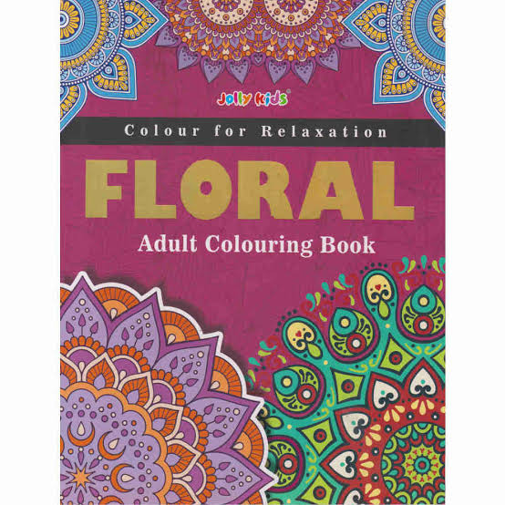 Floral Adult Colouring