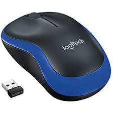 Logitech M185 Wireless Mouse - Blue - 910-002236