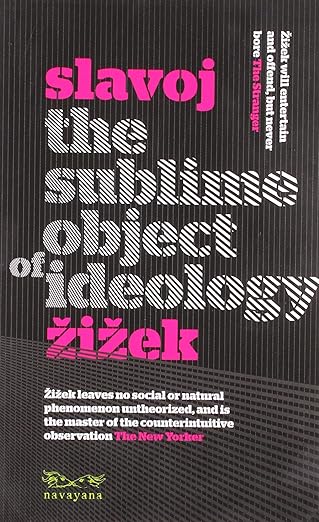 The sublime object of ideology book by Slavoj Zizek